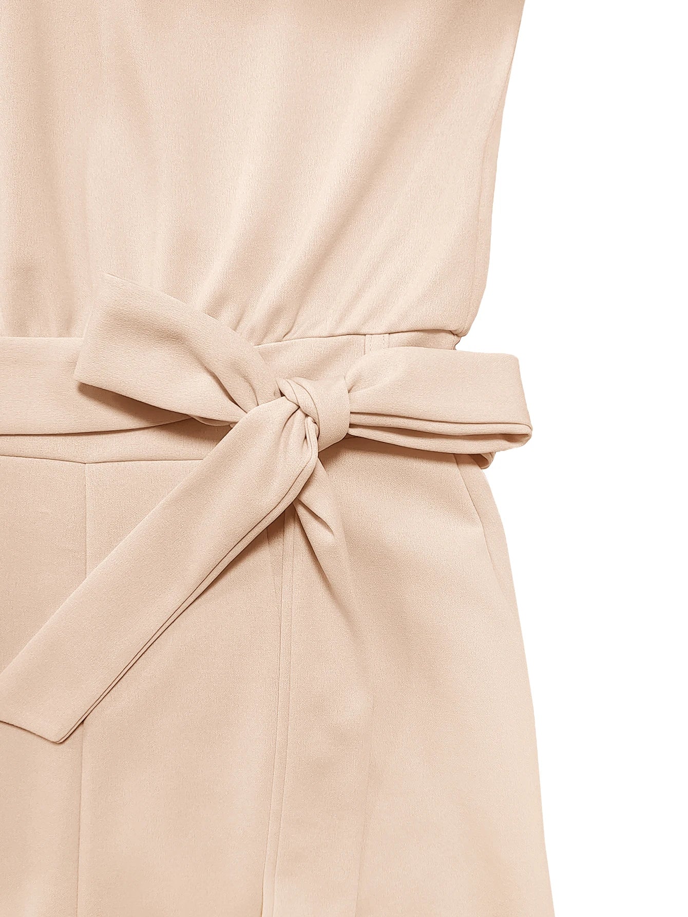 Women's Belted Jumpsuit Casual Wide-Leg Pants  Summer Commute Outfit  Stylish & Comfortable